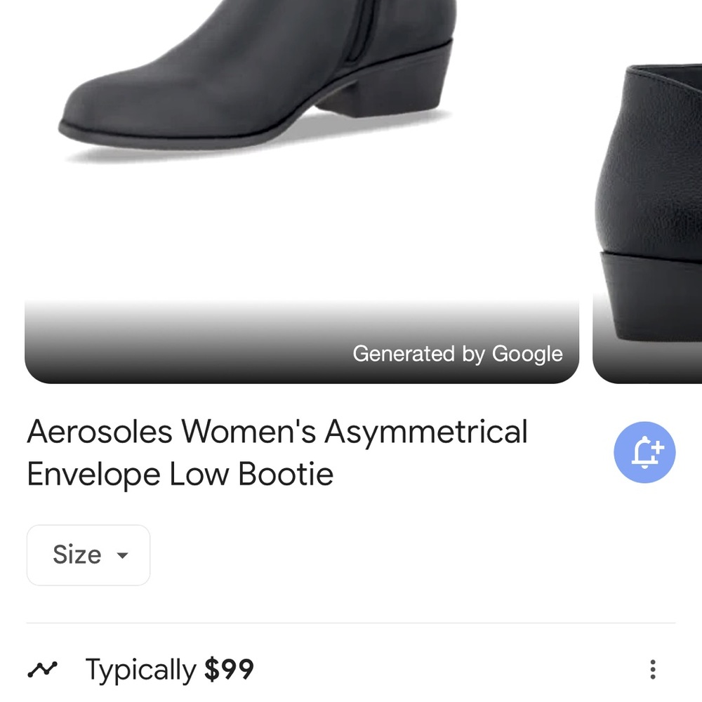 Cayu aerosoles black boot size 7 NWT